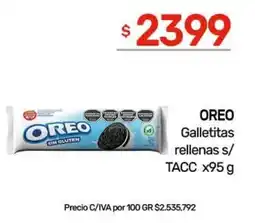 Nini Mayorista Oreo galletitas rellenas s/ tacc oferta