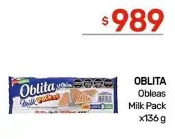 Nini Mayorista Oblita obleas milk pack oferta