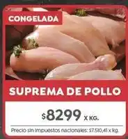 Jumbo Suprema de pollo oferta