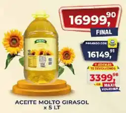 Maxiconsumo Moeto aceite molto girasol oferta