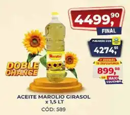 Maxiconsumo Marolio aceite girasol oferta