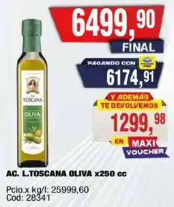 Maxiconsumo L. Toscanola oliva oferta
