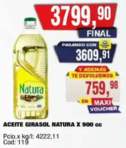 Maxiconsumo Natura aceite girasol oferta