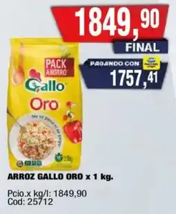 Maxiconsumo Gallo arroz oro oferta