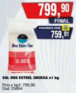 Maxiconsumo Dos estrellas sal gruesa oferta