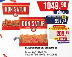 Maxiconsumo Don satur bizcoch oferta