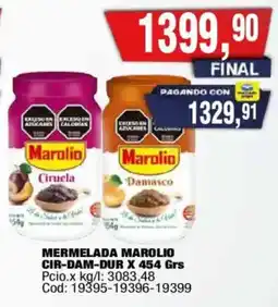 Maxiconsumo Marolio mermelada cir-dam-dur oferta