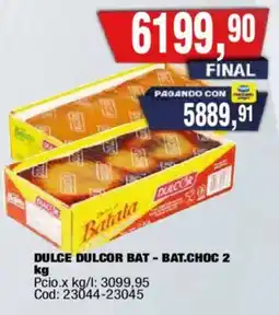 Maxiconsumo Dulcor dulce bat - bat.choc 2 oferta