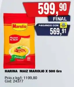 Maxiconsumo Marolio harina de maiz oferta