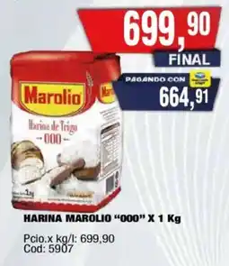 Maxiconsumo Marolio harina de trigo 000 oferta