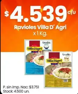 Changomas Villa D'Agri ravioles oferta