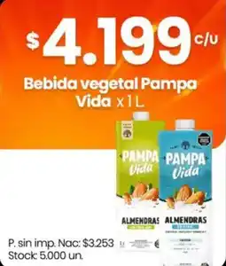 Changomas Pampa Vida bebida vegetal oferta