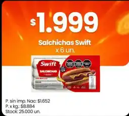Changomas Swift salchichas oferta