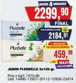 Maxiconsumo Plusbelle jabon oferta