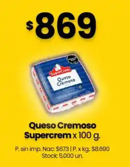 Changomas Supercrem queso cremoso oferta