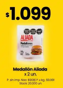 Changomas Aliada medallón oferta