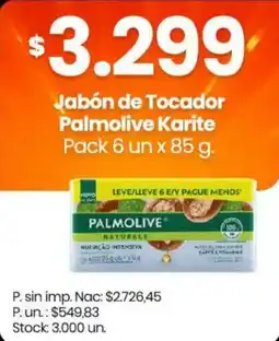 Changomas Palmolive jabón de tocadador karite oferta