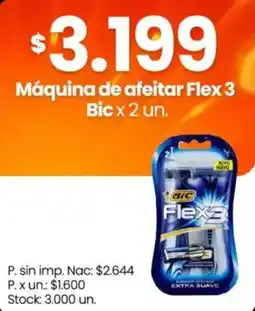Changomas Bic máquina de afeitar flex 3 oferta