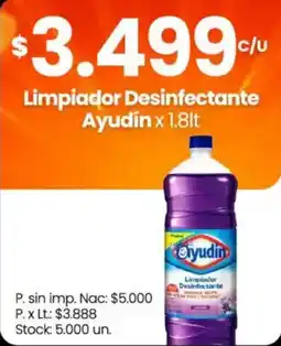 Changomas Ayudin limpiador desinfectante oferta