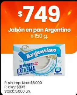 Changomas Argentino jabón en pan oferta