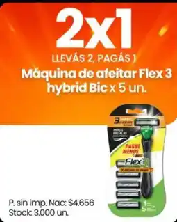 Changomas Bic máquina de afeitar flex 3 hybrid oferta