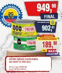 Maxiconsumo Cascabel atún desm oferta