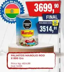 Maxiconsumo Marolio palmitos rod oferta
