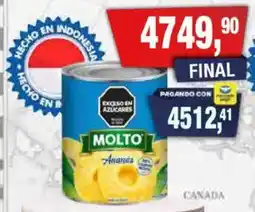 Maxiconsumo Molto ananás oferta