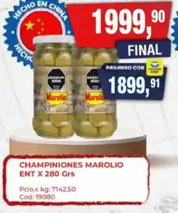 Maxiconsumo Marolio champinones oferta