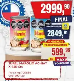 Maxiconsumo Marolio jurel ac-nat oferta