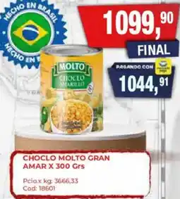 Maxiconsumo Molto choclo amarillo oferta