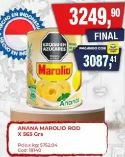 Maxiconsumo Marolio anana oferta