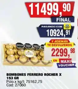 Maxiconsumo Ferrero rocher bombones oferta