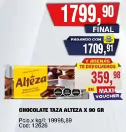 Maxiconsumo Alteza chocolate taza oferta