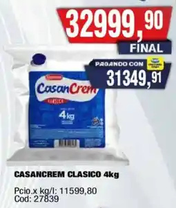 Maxiconsumo Casancrem clasico oferta