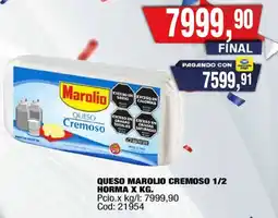 Maxiconsumo Marolio queso cremoso oferta