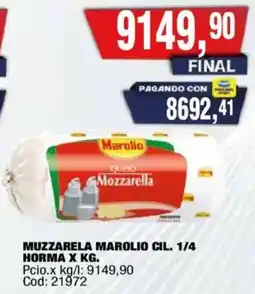 Maxiconsumo Marolio mozzarella oferta