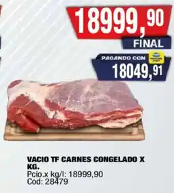 Maxiconsumo Vacío tf carnes congelado oferta