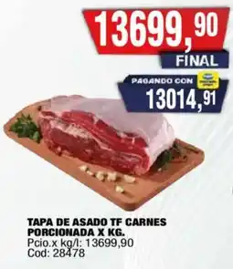 Maxiconsumo Carnes tapa de asado tf oferta
