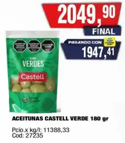 Maxiconsumo Castell aceitunas verde oferta