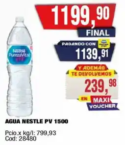 Maxiconsumo Nestle agua pureza vital oferta
