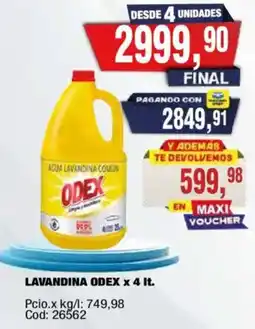 Maxiconsumo Odex lavandina común oferta
