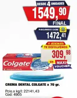 Maxiconsumo Colgate crema dental oferta