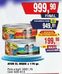 Maxiconsumo El dique atun oferta