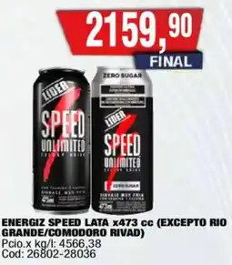 Maxiconsumo Lider speed unlimited oferta