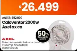 Changomas Axel caloventor 2000w oferta