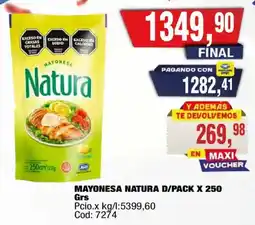 Maxiconsumo Natura mayonesa oferta