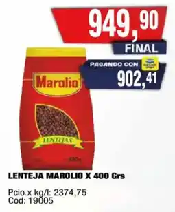 Maxiconsumo Marolio lenteja oferta