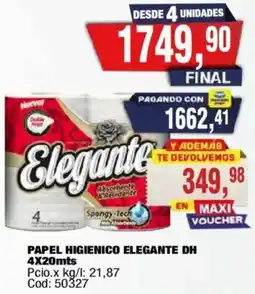 Maxiconsumo Elegante papel higienico dh oferta