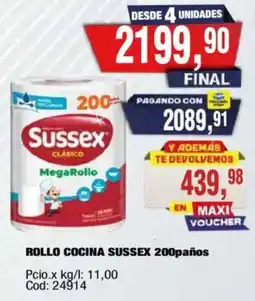 Maxiconsumo Sussex rollo cocina oferta